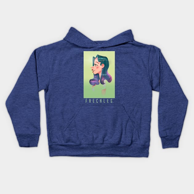 Freckles Kids Hoodie by gzavye's 